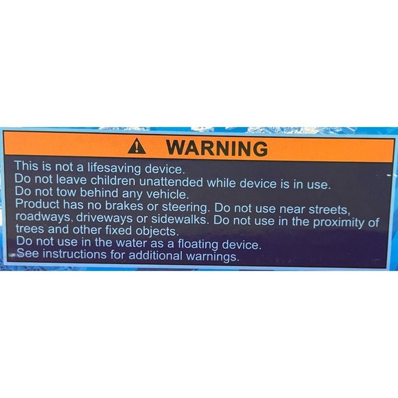 Bestway - Polar Pulse - Inflatable Snow Tube Winter Sports - Blue/Green - 48 in - Picture 9 of 9